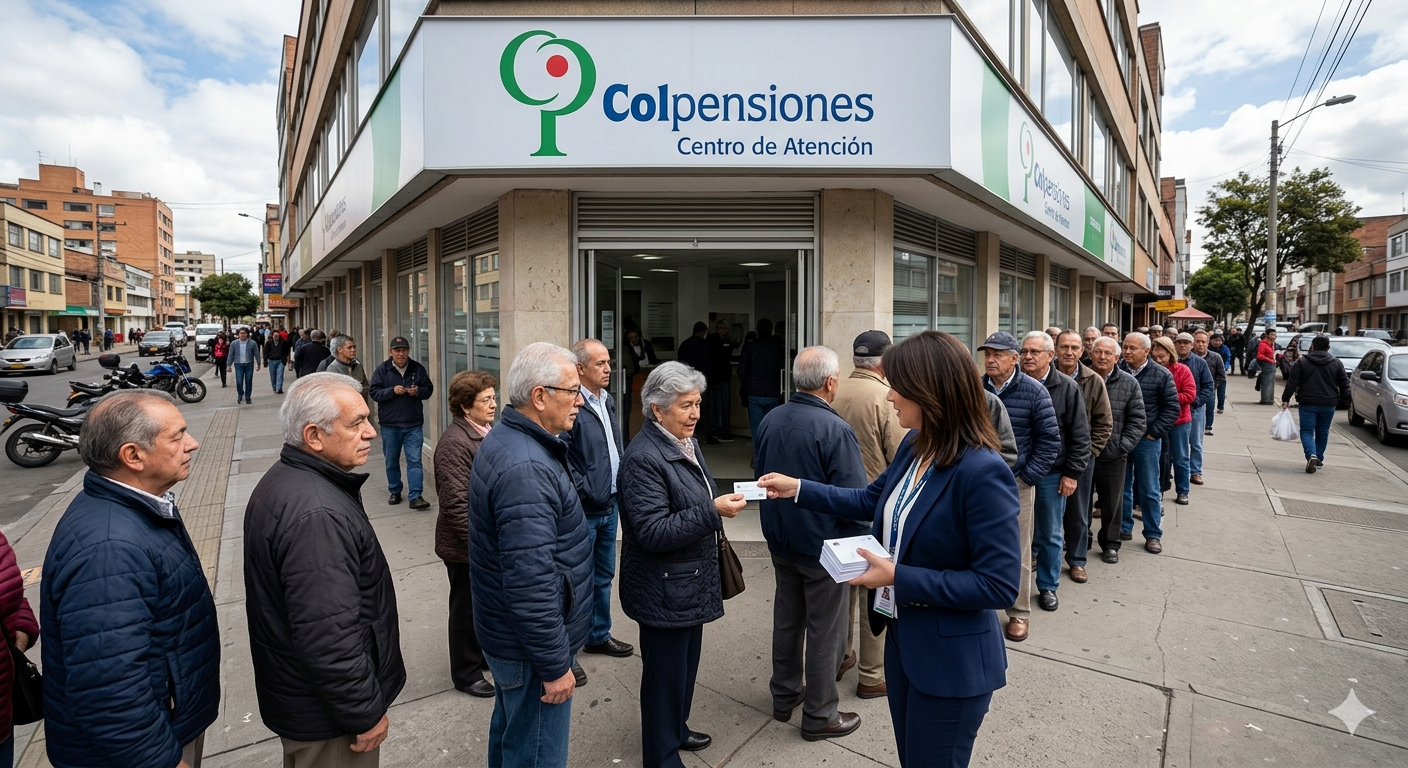 Asesora MiKredit acompañando a pensionados